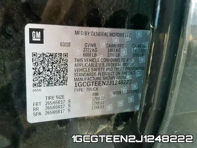 1GCGTEEN2J1248222 фото 2