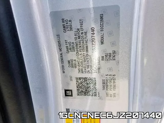 1GCNCNEC6JZ207440 фото 2