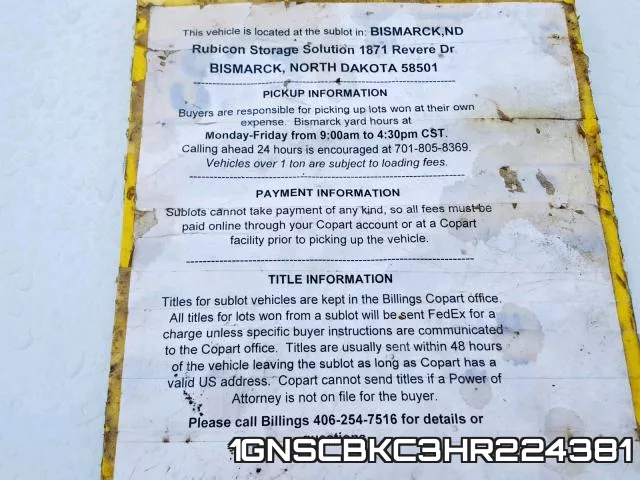 1GNSCBKC3HR224381 фото 10