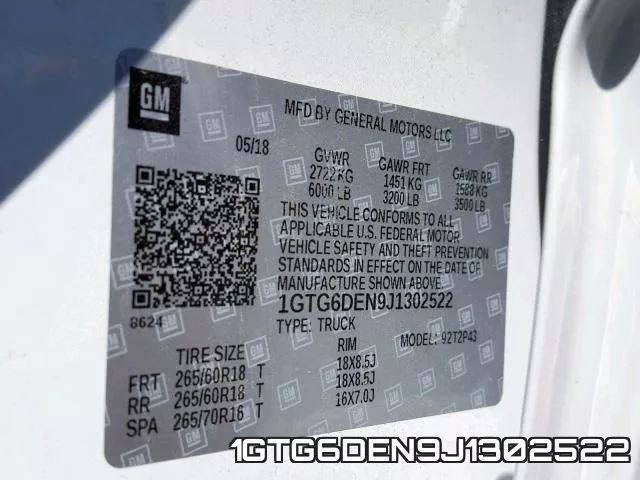1GTG6DEN9J1302522 фото 2