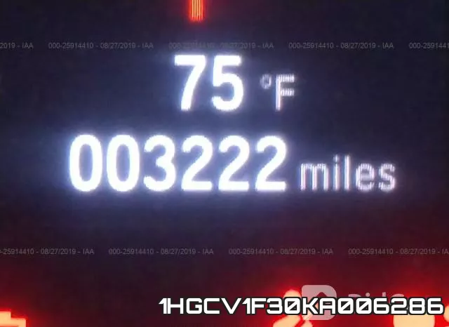 1HGCV1F30KA006286 фото 8