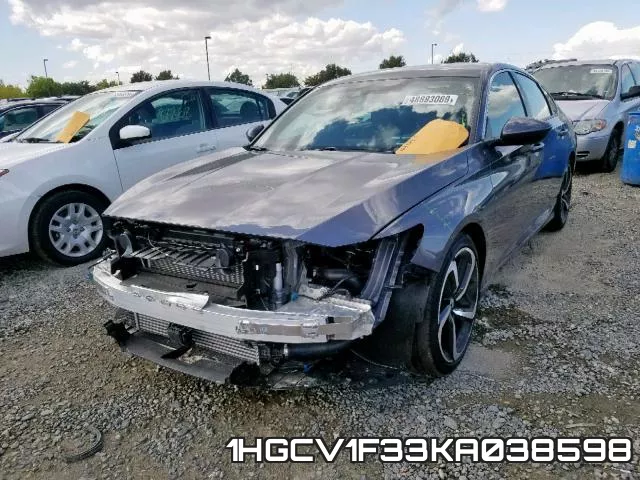 1HGCV1F33KA038598 фото 3