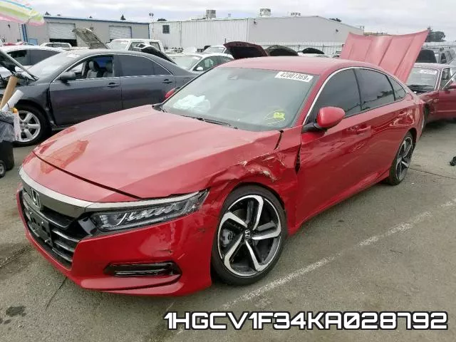1HGCV1F34KA028792 фото 3
