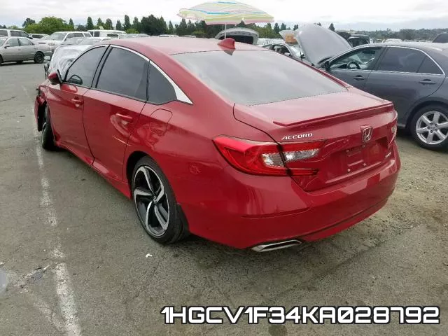 1HGCV1F34KA028792 фото 4
