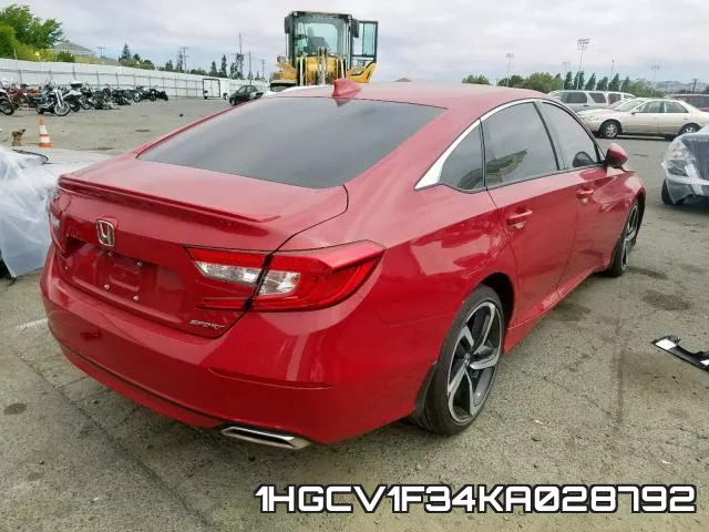 1HGCV1F34KA028792 фото 5