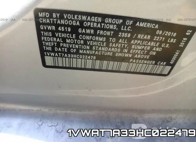1VWAT7A33HC022479 фото 10