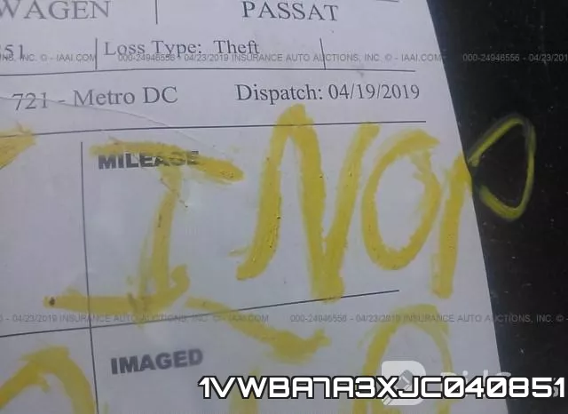 1VWBA7A3XJC040851 фото 8