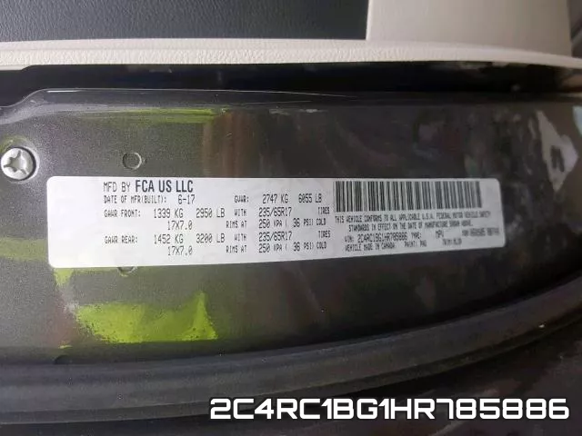 2C4RC1BG1HR785886 фото 2