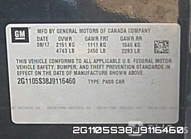 2G1105S38J9116460 фото 10
