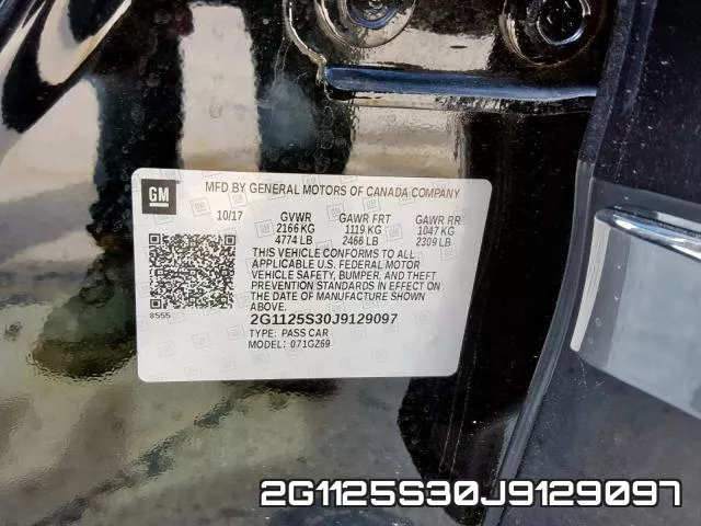 2G1125S30J9129097 фото 2