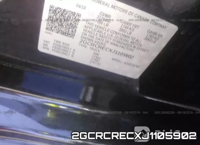 2GCRCRECXJ1105902 фото 10