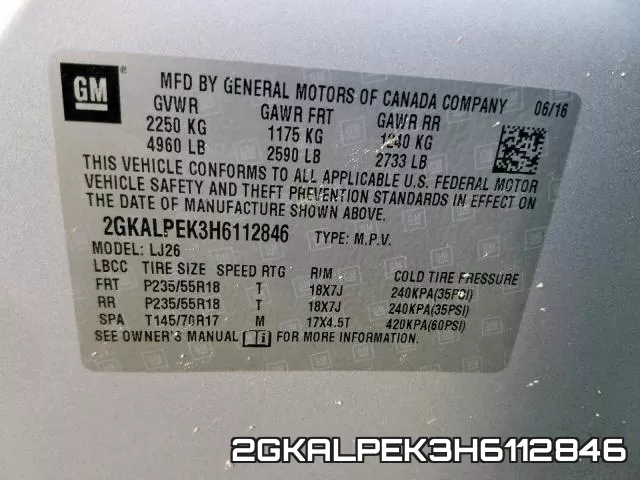 2GKALPEK3H6112846 фото 2