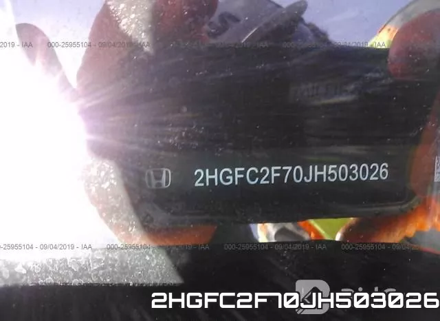 2HGFC2F70JH503026 фото 10