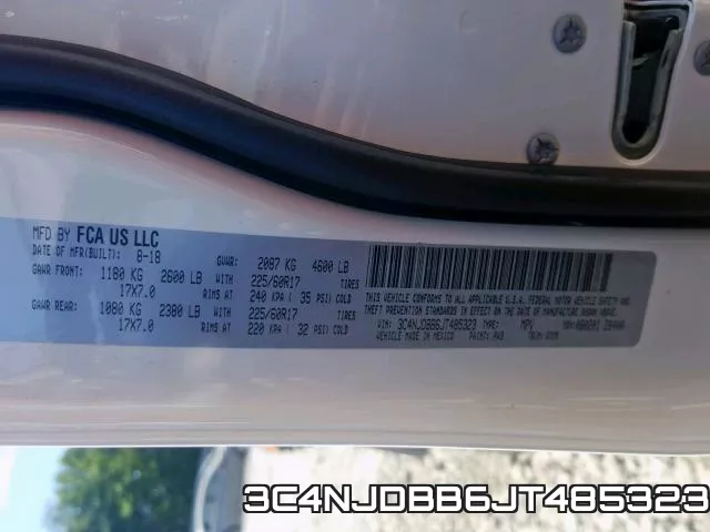 3C4NJDBB6JT485323 фото 2