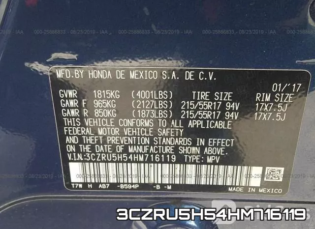 3CZRU5H54HM716119 фото 10