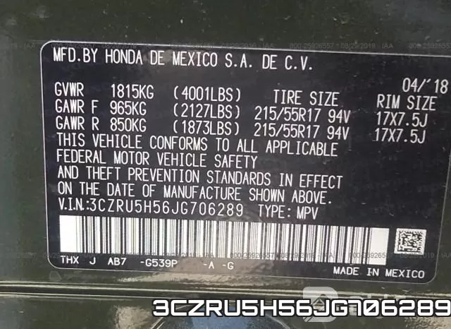 3CZRU5H56JG706289 фото 10