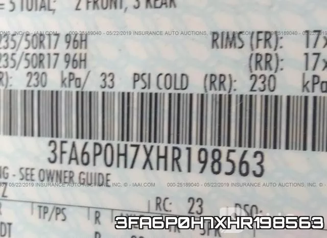 3FA6P0H7XHR198563 фото 10