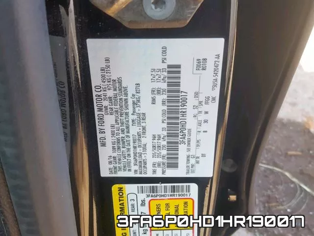 3FA6P0HD1HR190017 фото 2