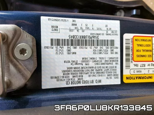 3FA6P0LU8KR133845 фото 2