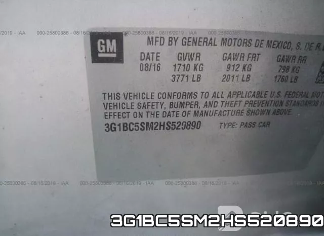 3G1BC5SM2HS520890 фото 10
