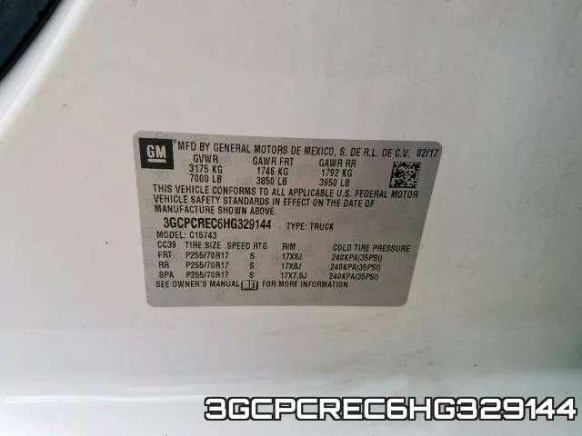 3GCPCREC6HG329144 фото 2
