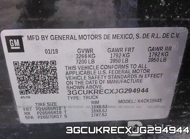 3GCUKRECXJG294944 фото 10