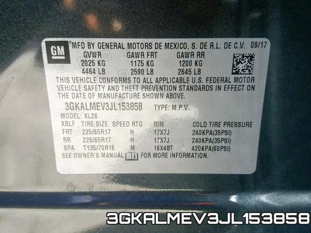 3GKALMEV3JL153858 фото 2