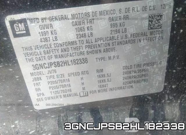 3GNCJPSB2HL182338 фото 10
