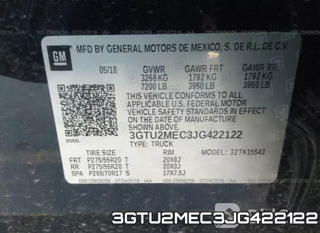 3GTU2MEC3JG422122 фото 10
