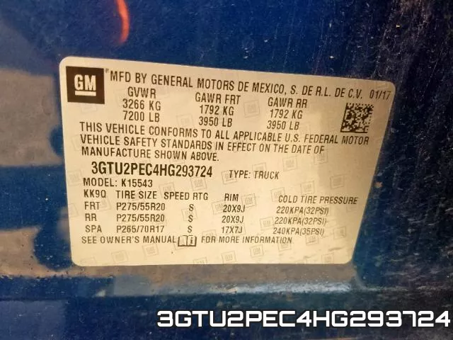 3GTU2PEC4HG293724 фото 2