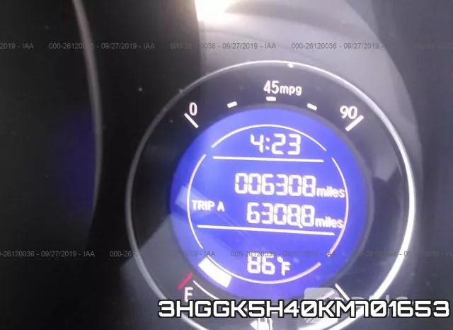 3HGGK5H40KM701653 фото 7