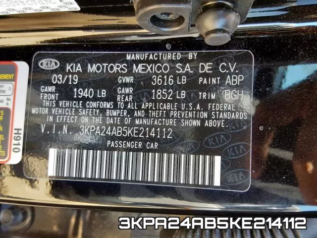 3KPA24AB5KE214112 фото 2