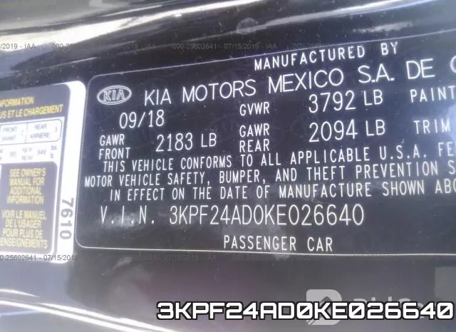 3KPF24AD0KE026640 фото 10