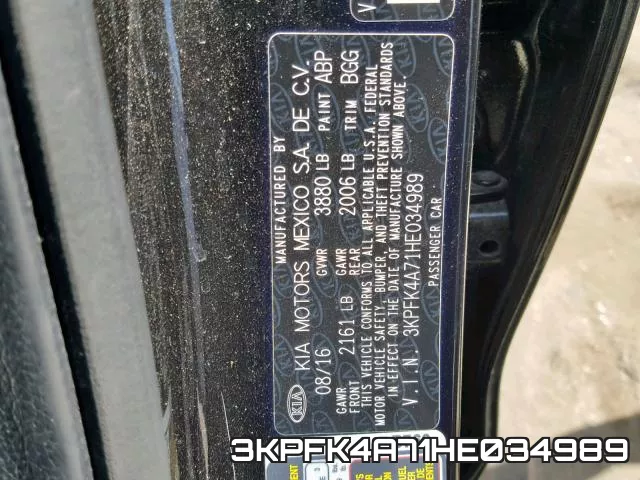 3KPFK4A71HE034989 фото 2