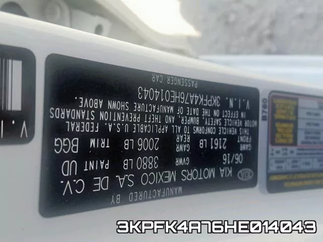 3KPFK4A76HE014043 фото 2