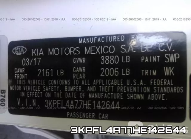 3KPFL4A77HE142644 фото 10