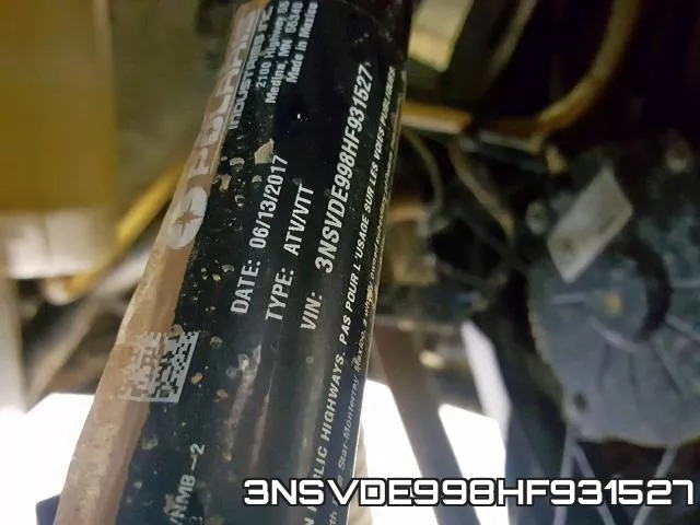 3NSVDE998HF931527 фото 2