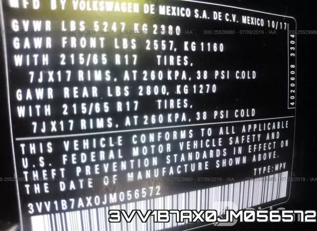 3VV1B7AX0JM056572 фото 10