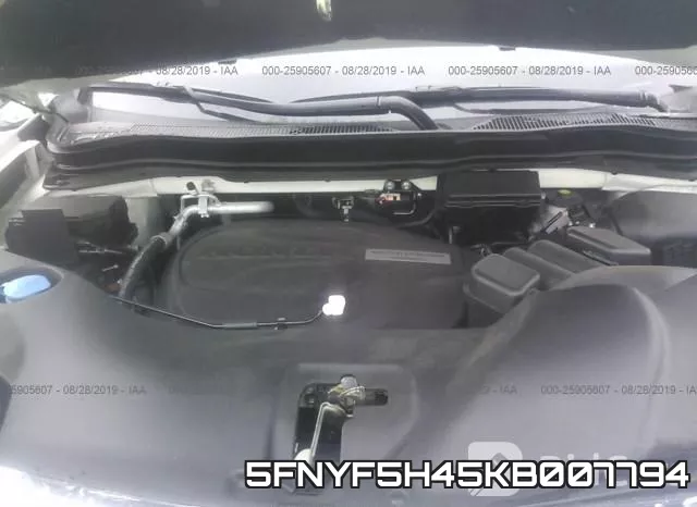 5FNYF5H45KB007794 фото 2