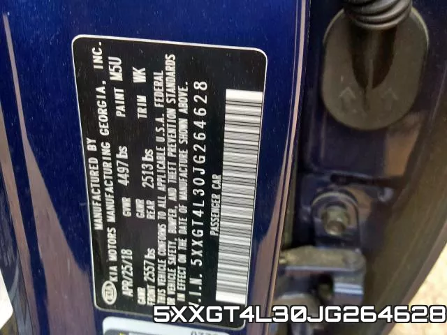 5XXGT4L30JG264628 фото 2