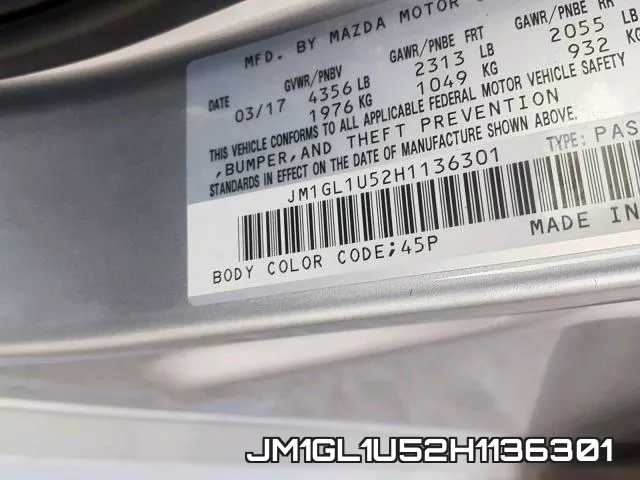 JM1GL1U52H1136301 фото 2