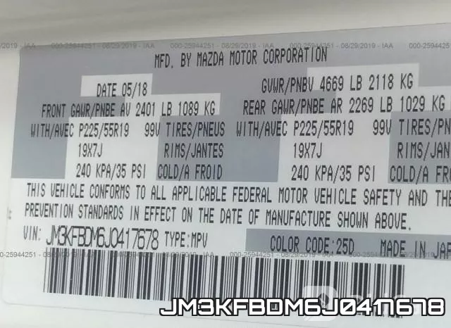 JM3KFBDM6J0417678 фото 10
