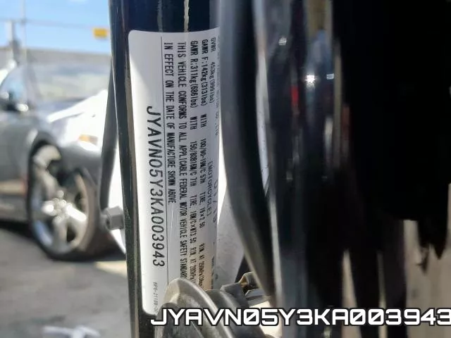 JYAVN05Y3KA003943 фото 2