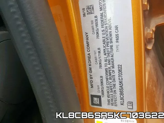 KL8CB6SA5KC703622 фото 2
