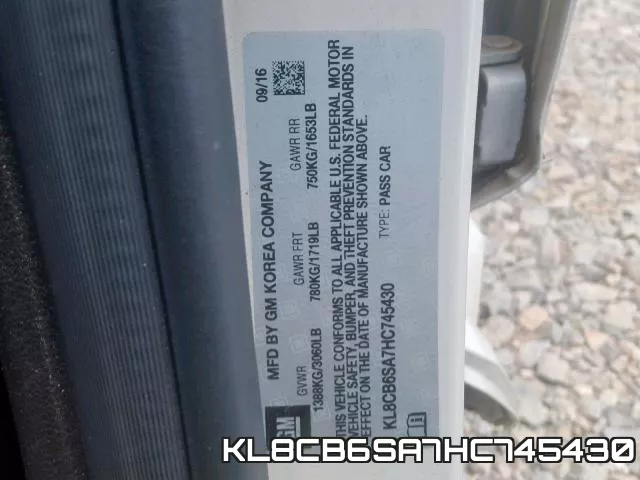 KL8CB6SA7HC745430 фото 2