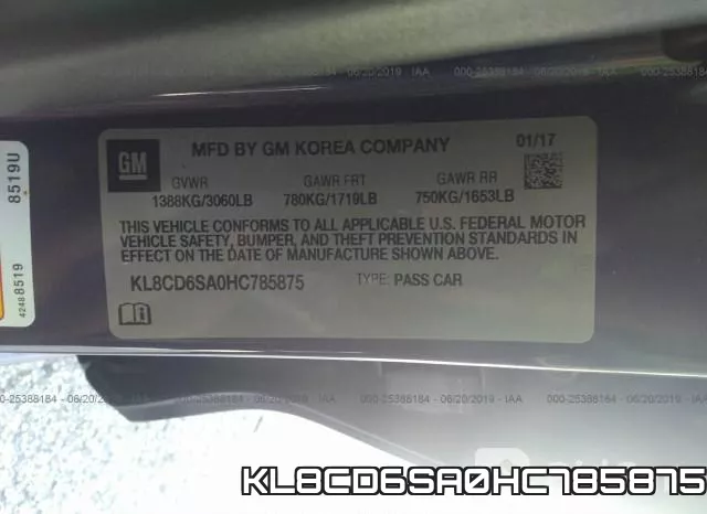 KL8CD6SA0HC785875 фото 10