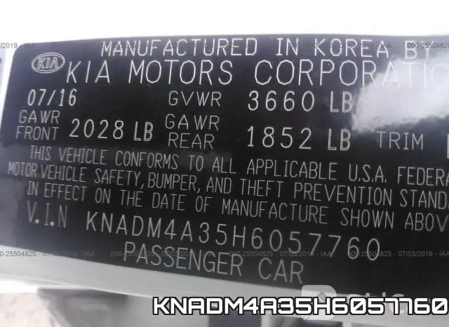 KNADM4A35H6057760 фото 10