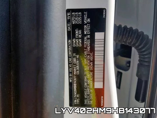 LYV402HM9HB143077 фото 2