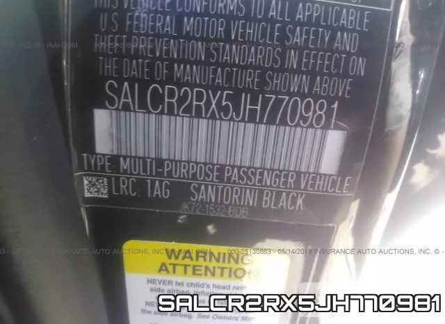 SALCR2RX5JH770981 фото 10