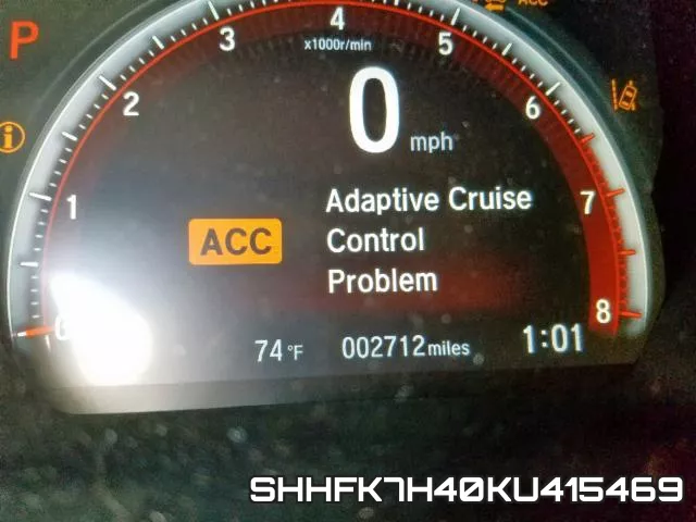 SHHFK7H40KU415469 фото 8